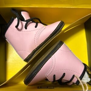 Pale Pink Soft Bottom Dr. Martens.